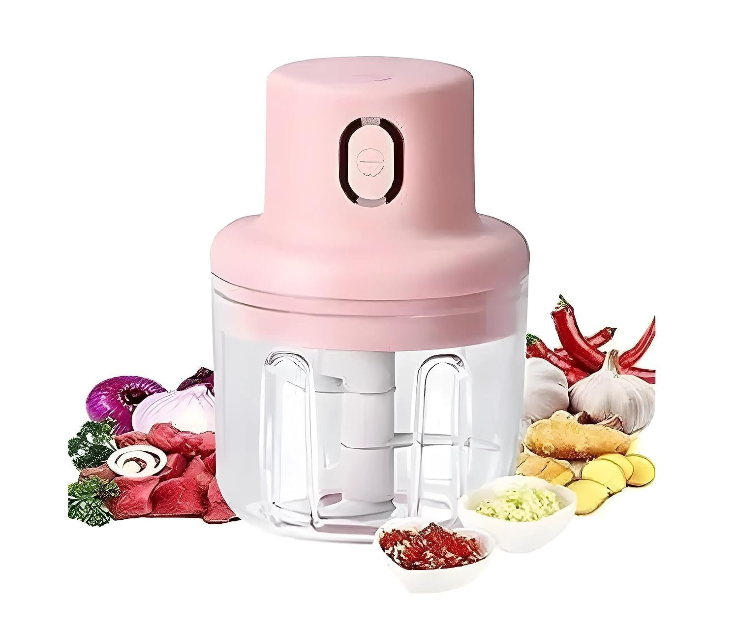 Electric Vegetable Chopper – Quick and Efficient Food Processor for Vegetables, Fruits, and More