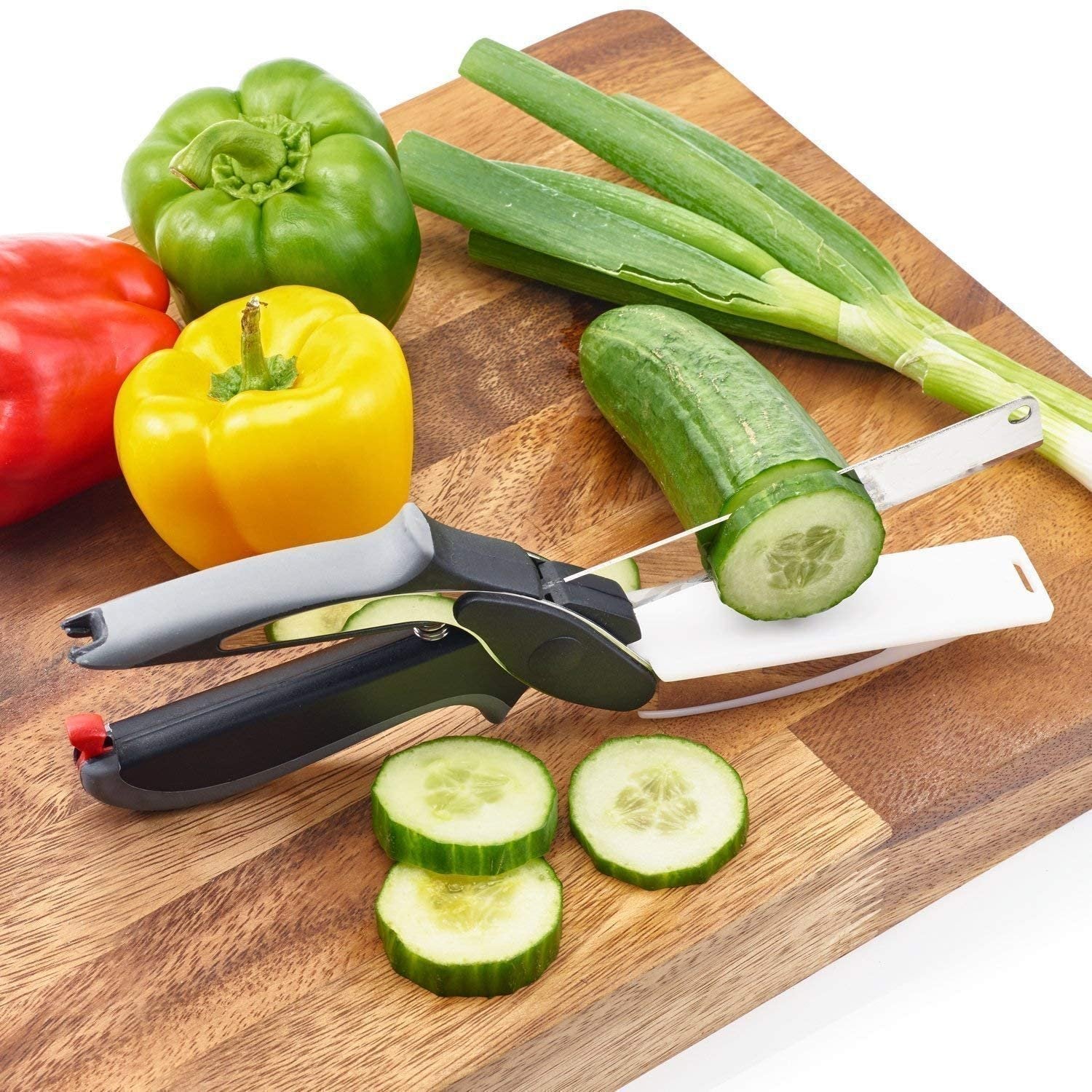 Clever Cutter ? 2-in-1 Kitchen Knife and Cutting Board for Effortless Meal Prep

